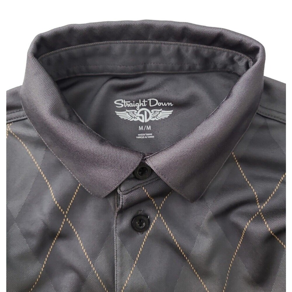 Straight Down Medium Performance Golf Polo Mens G… - image 3